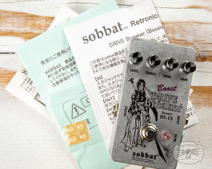 sobbat BS-1S Booster Drive Breaker – Clean Boost / Gain – Made in Japan – Near Mint w/ Box