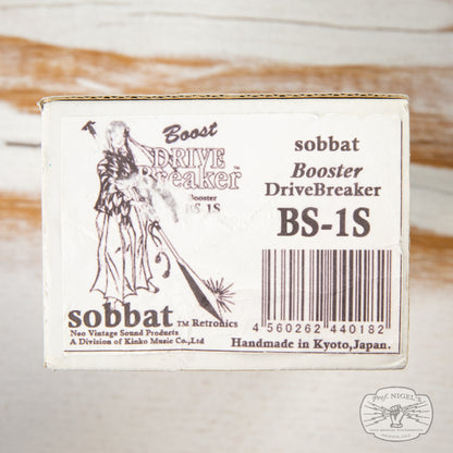 sobbat BS-1S Booster Drive Breaker – Clean Boost / Gain – Made in Japan – Near Mint w/ Box