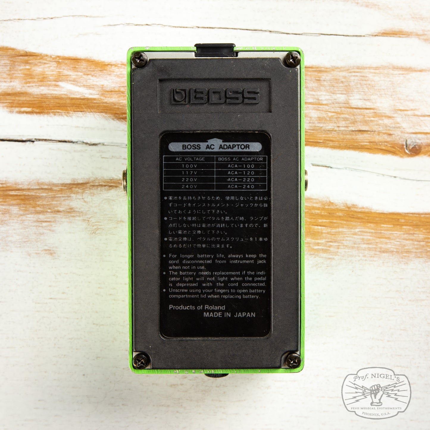 Boss PH-2 Super Phaser MIJ Black Label w/ Box Made in Japan