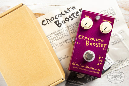 Chocolate Electronics Chocolate Booster – Purple Transparent Finish w/ Box – Made in Japan