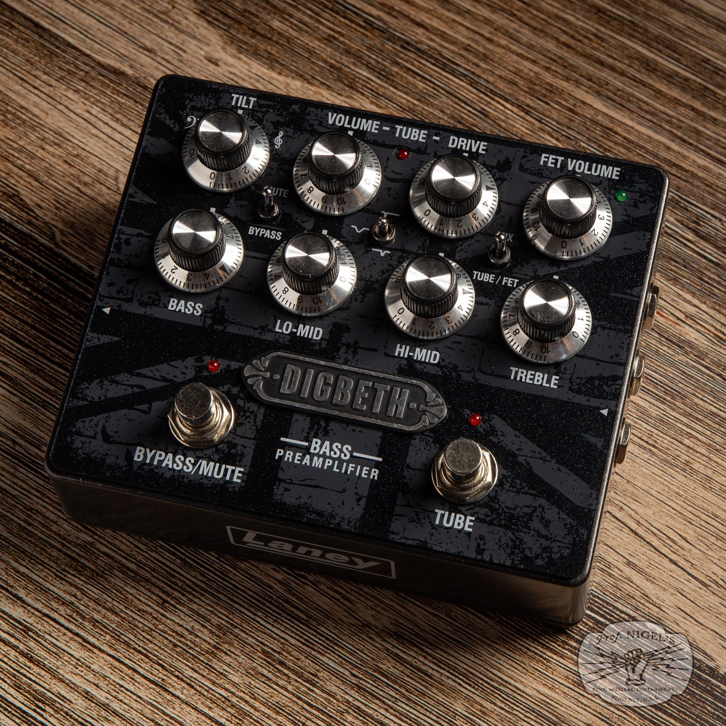Laney Digbeth DB-PRE Tube/FET Bass Preamp & DI Pedal
