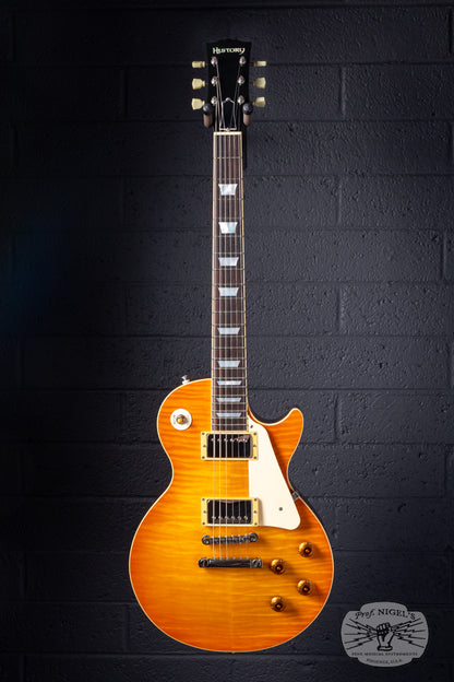 History TH-LS Lemon Drop Burst MIJ Fujigen Lacquer LP-Style w/ Heritage Wood LDB