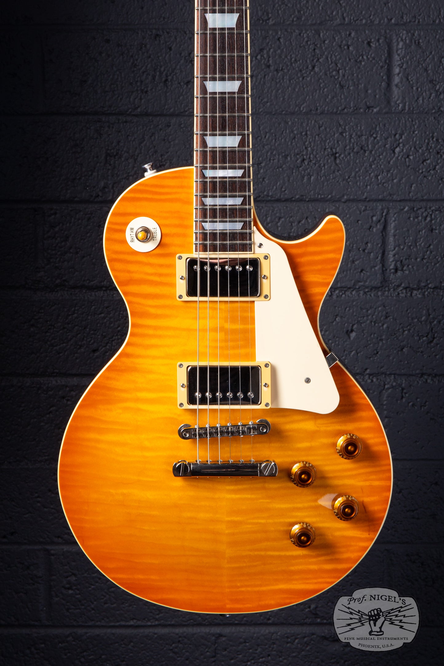 History TH-LS Lemon Drop Burst MIJ Fujigen Lacquer LP-Style w/ Heritage Wood LDB