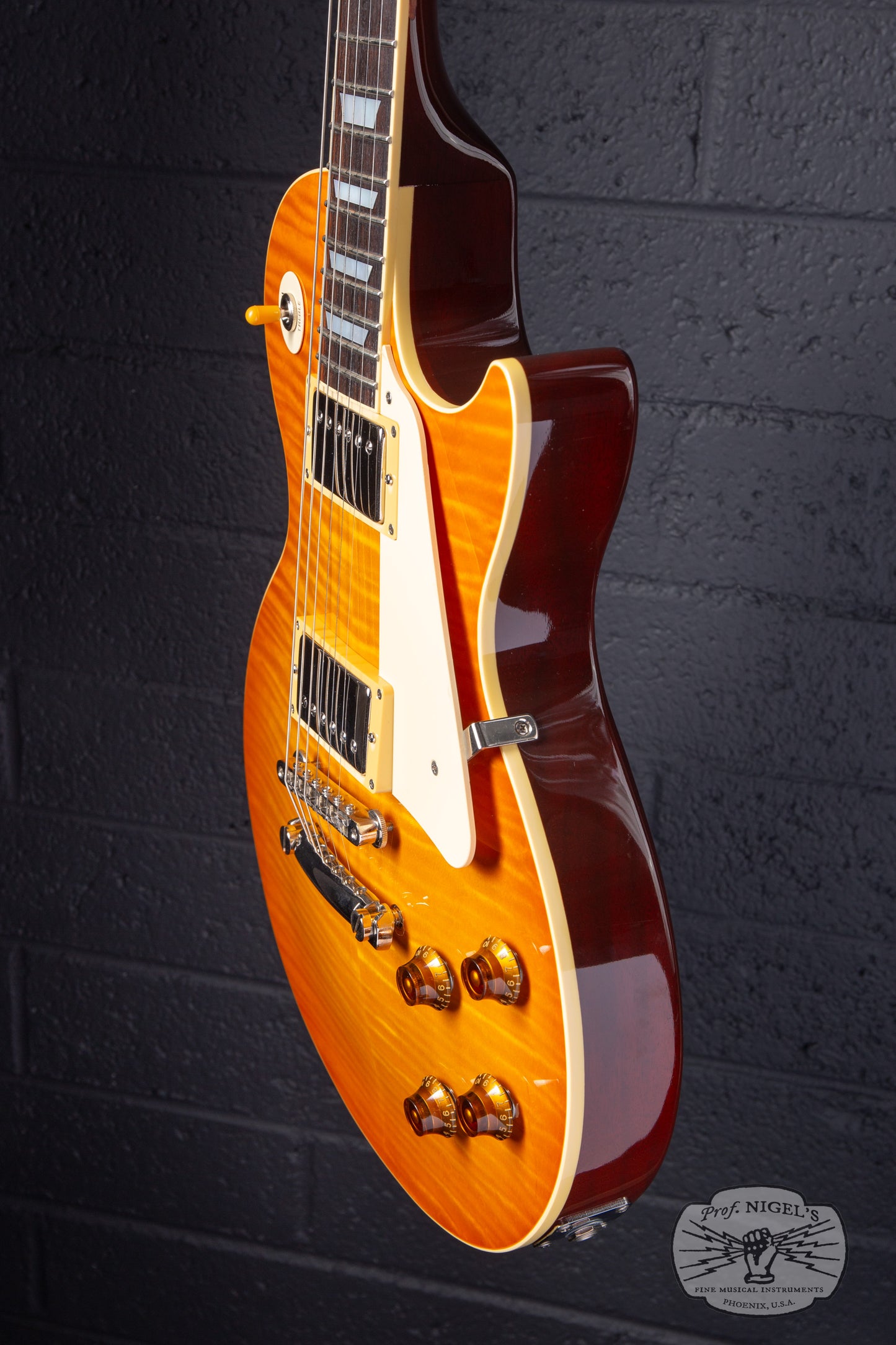 History TH-LS Lemon Drop Burst MIJ Fujigen Lacquer LP-Style w/ Heritage Wood LDB