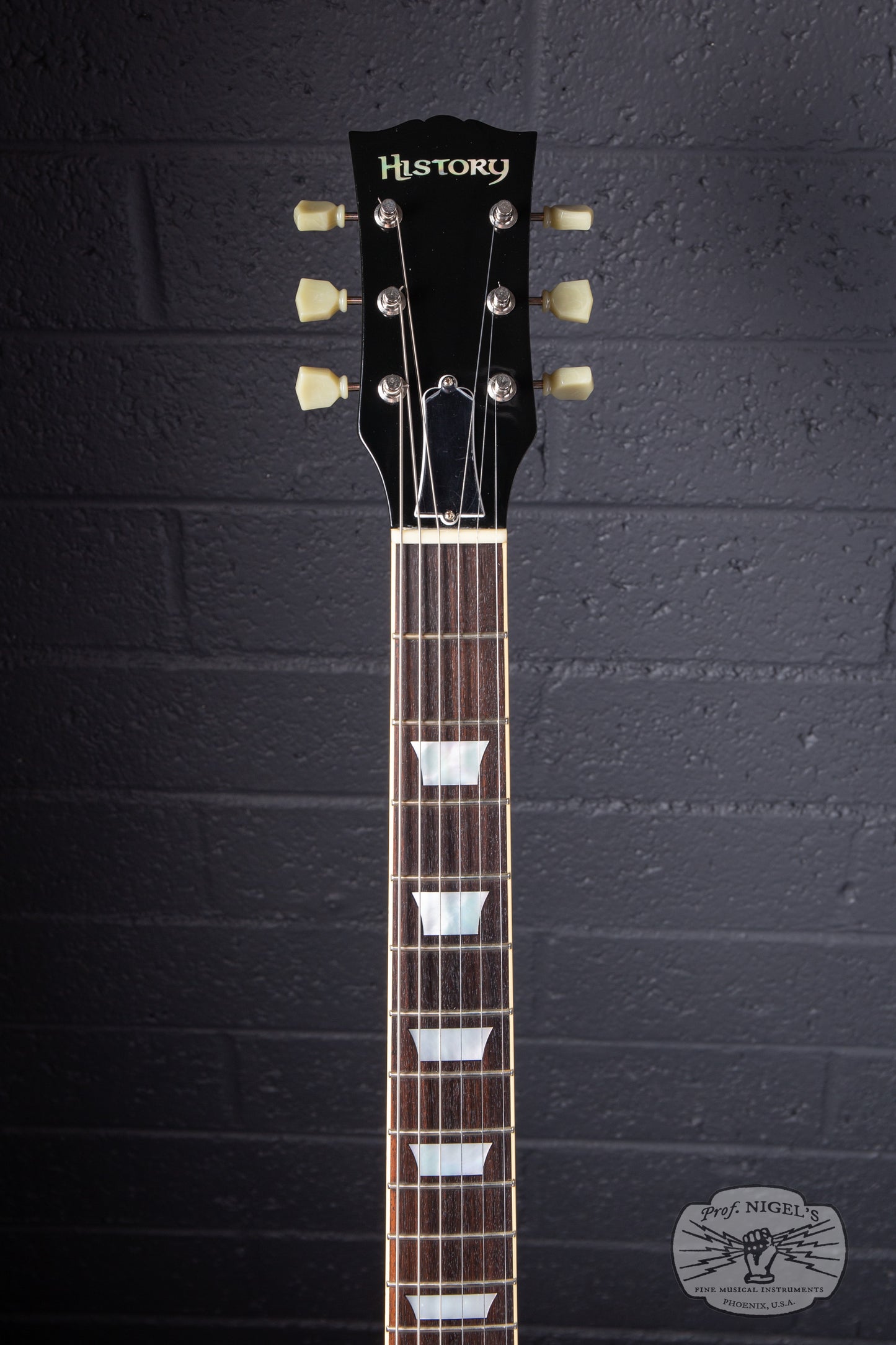 History TH-LS Lemon Drop Burst MIJ Fujigen Lacquer LP-Style w/ Heritage Wood LDB
