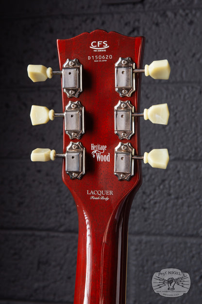 History TH-LS Lemon Drop Burst MIJ Fujigen Lacquer LP-Style w/ Heritage Wood LDB