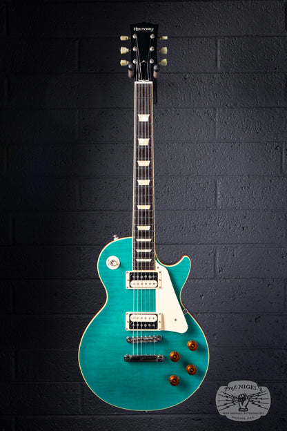 History HLP-Standard Emerald Blue LP-Style MIJ Fujigen (FGN) Limited Run Japan