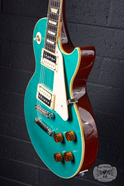 History HLP-Standard Emerald Blue LP-Style MIJ Fujigen (FGN) Limited Run Japan