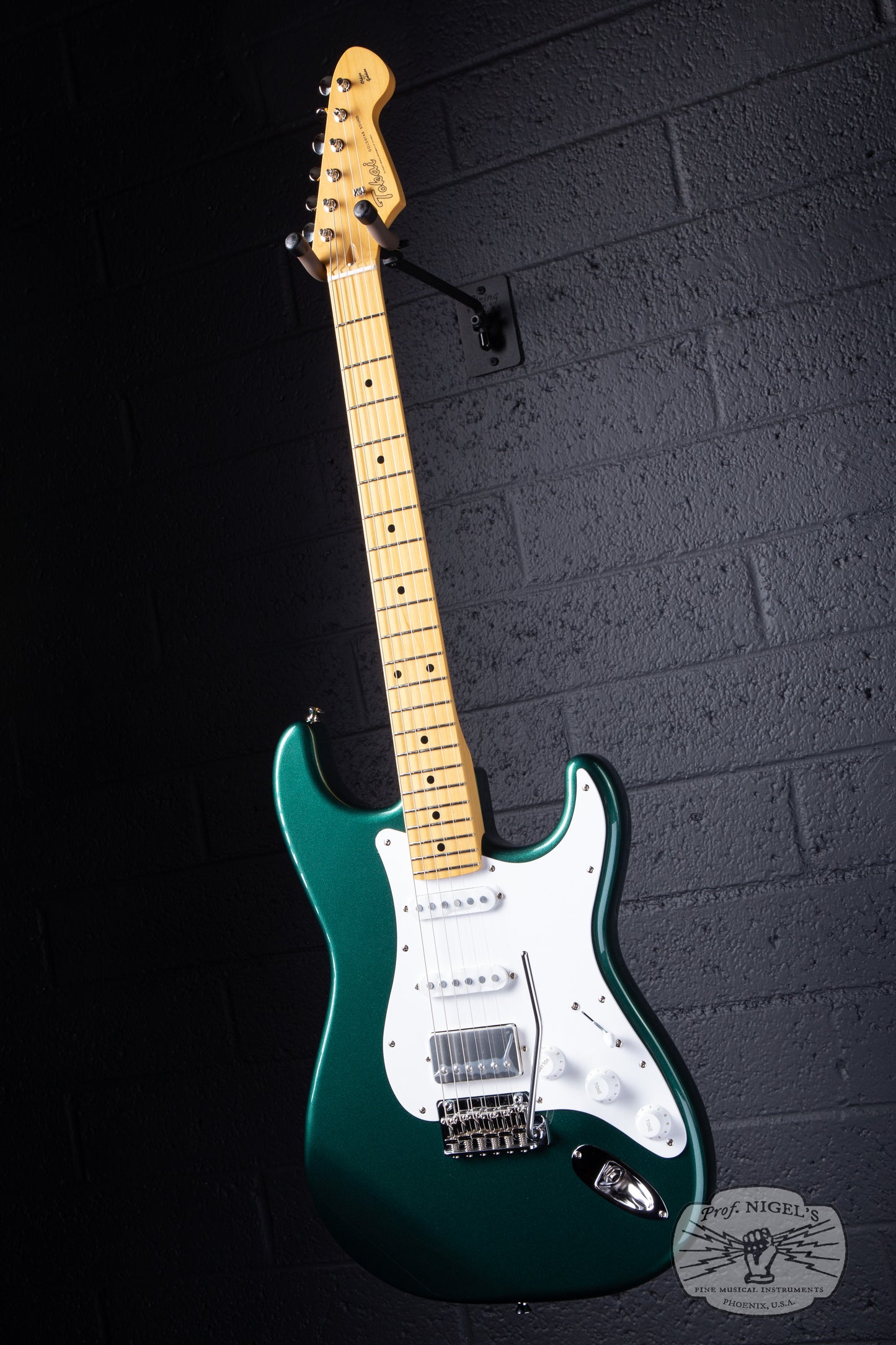 Tokai AST-423 Goldstar HSS Sherwood Green MIJ Ash Body Maple Neck