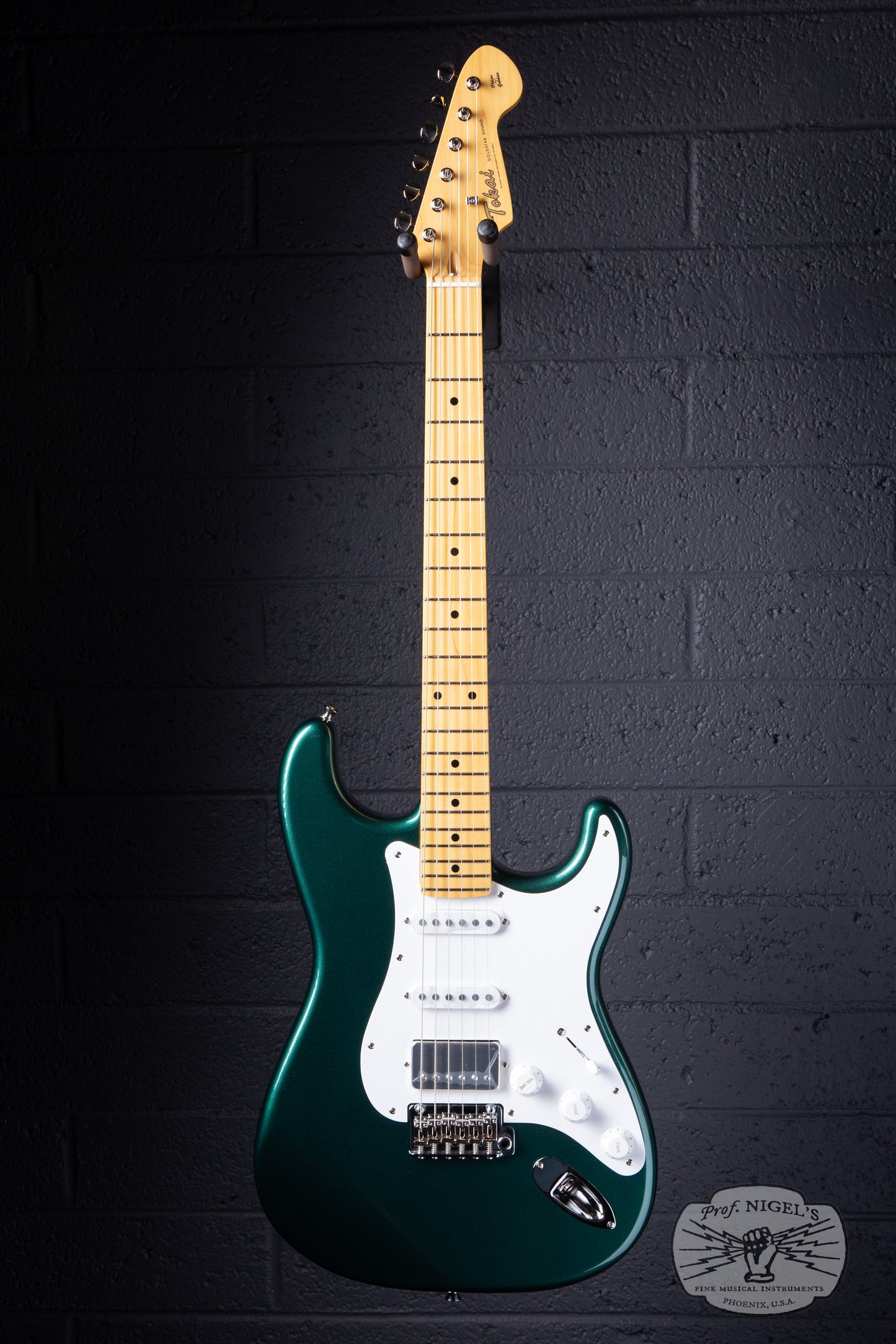 Tokai AST-423 Goldstar HSS Sherwood Green MIJ Ash Body Maple Neck