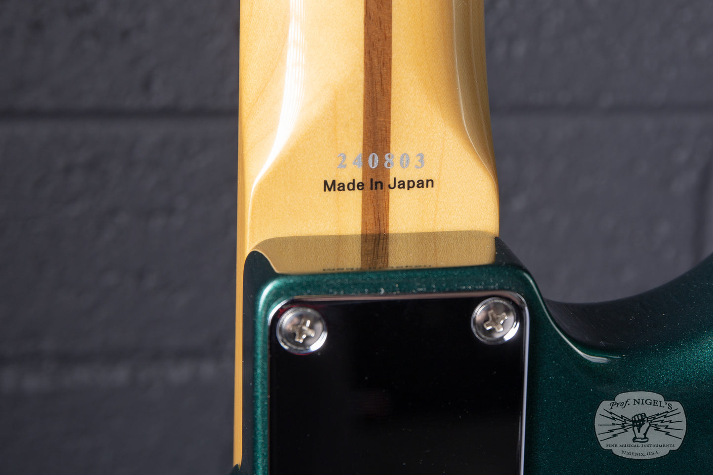 Tokai AST-423 Goldstar HSS Sherwood Green MIJ Ash Body Maple Neck