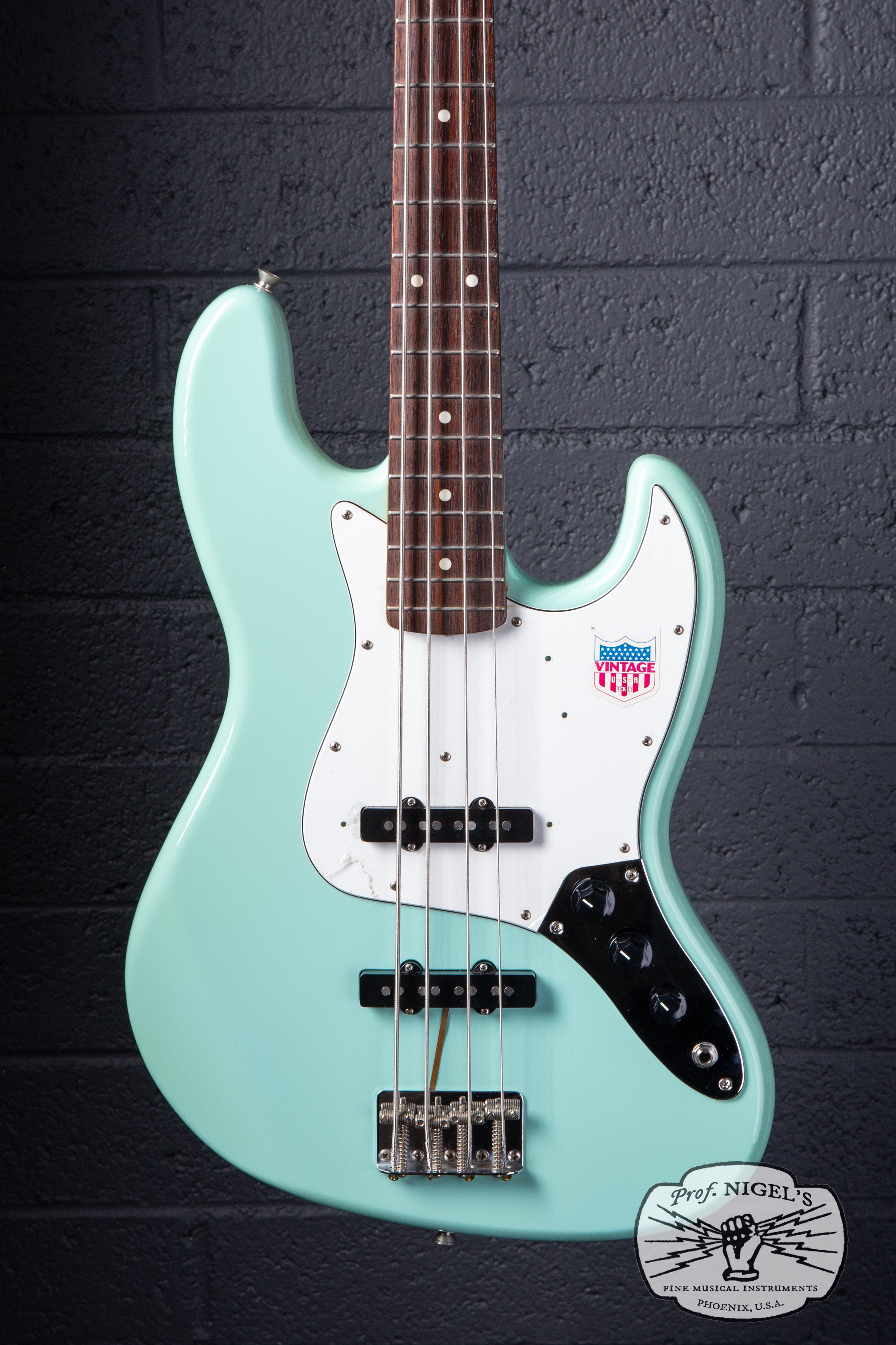 Fender Japan JB62-US Jazz Bass Sonic Blue – US Pickups Flame Maple