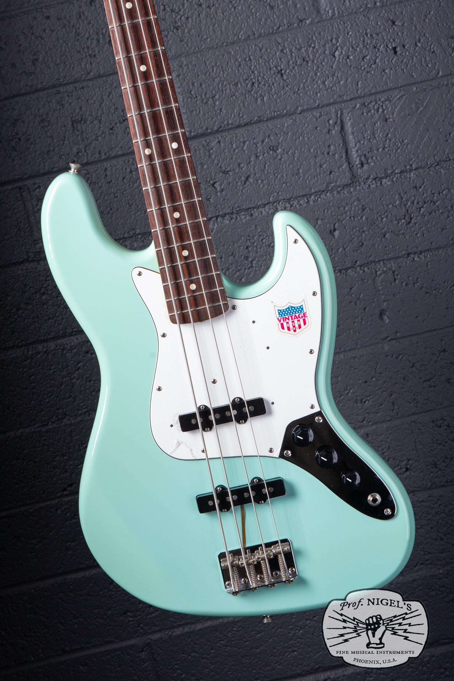 Fender Japan JB62-US Jazz Bass Sonic Blue – US Pickups Flame Maple Neck CIJ