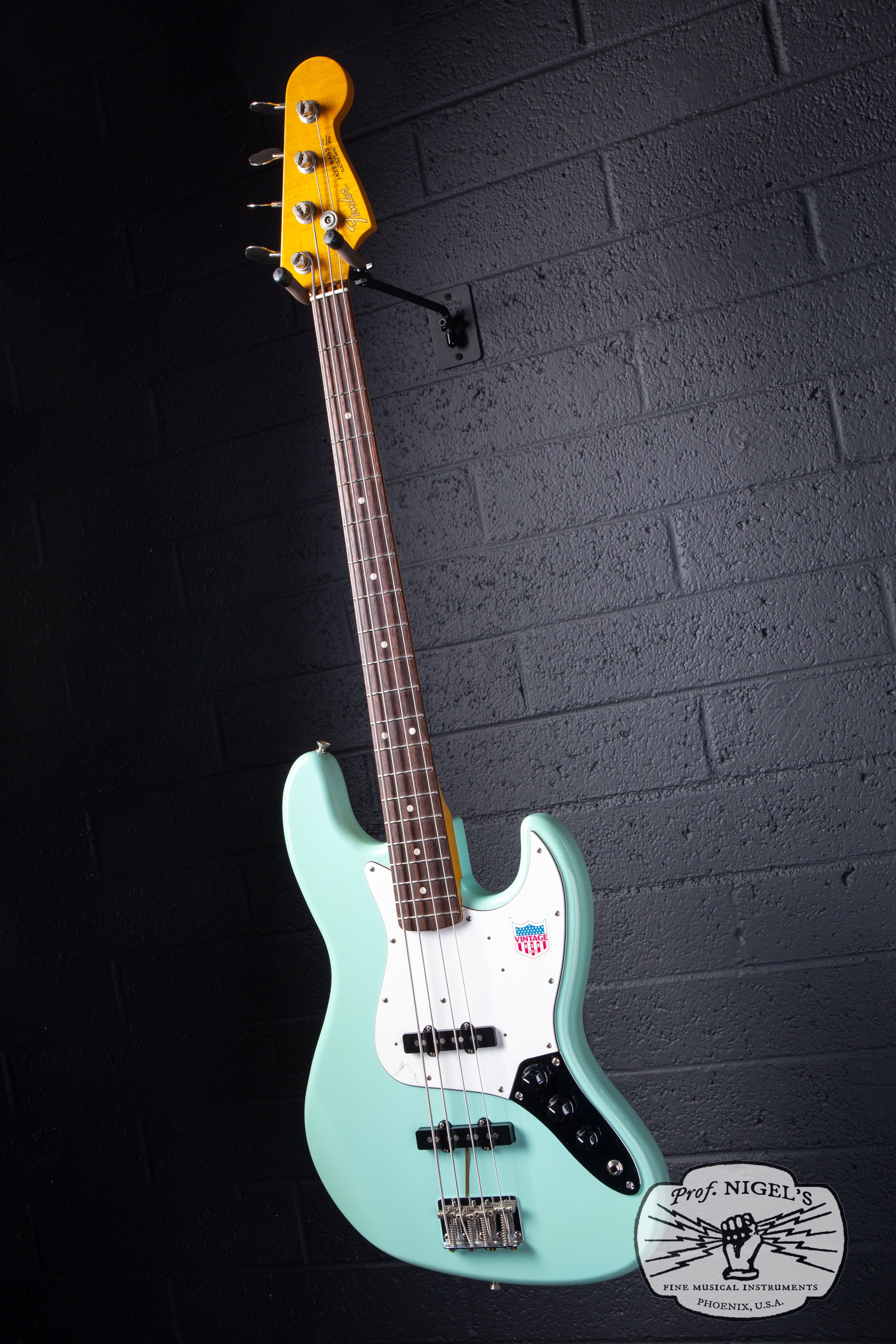 Fender Japan JB62-US Jazz Bass Sonic Blue – US Pickups Flame Maple