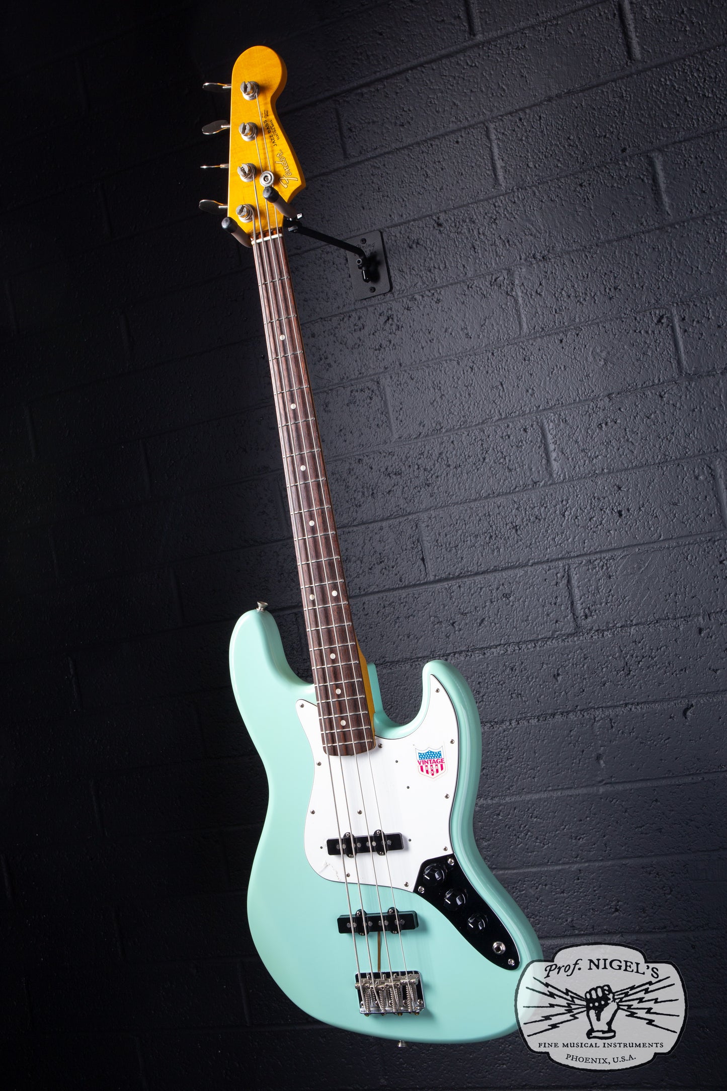 Fender Japan JB62-US Jazz Bass Sonic Blue – US Pickups Flame Maple Neck CIJ