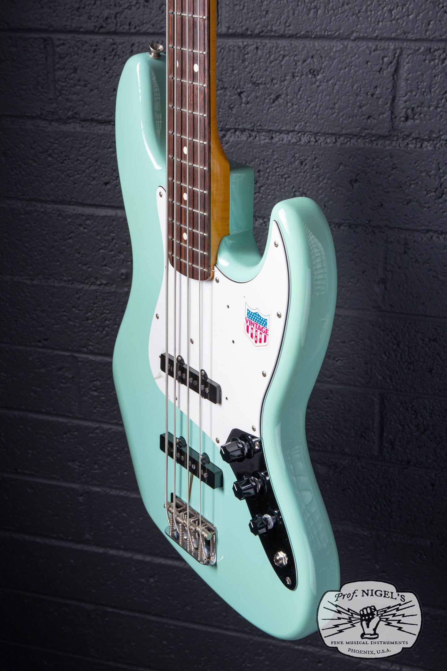 Fender Japan JB62-US Jazz Bass Sonic Blue – US Pickups Flame Maple Neck CIJ