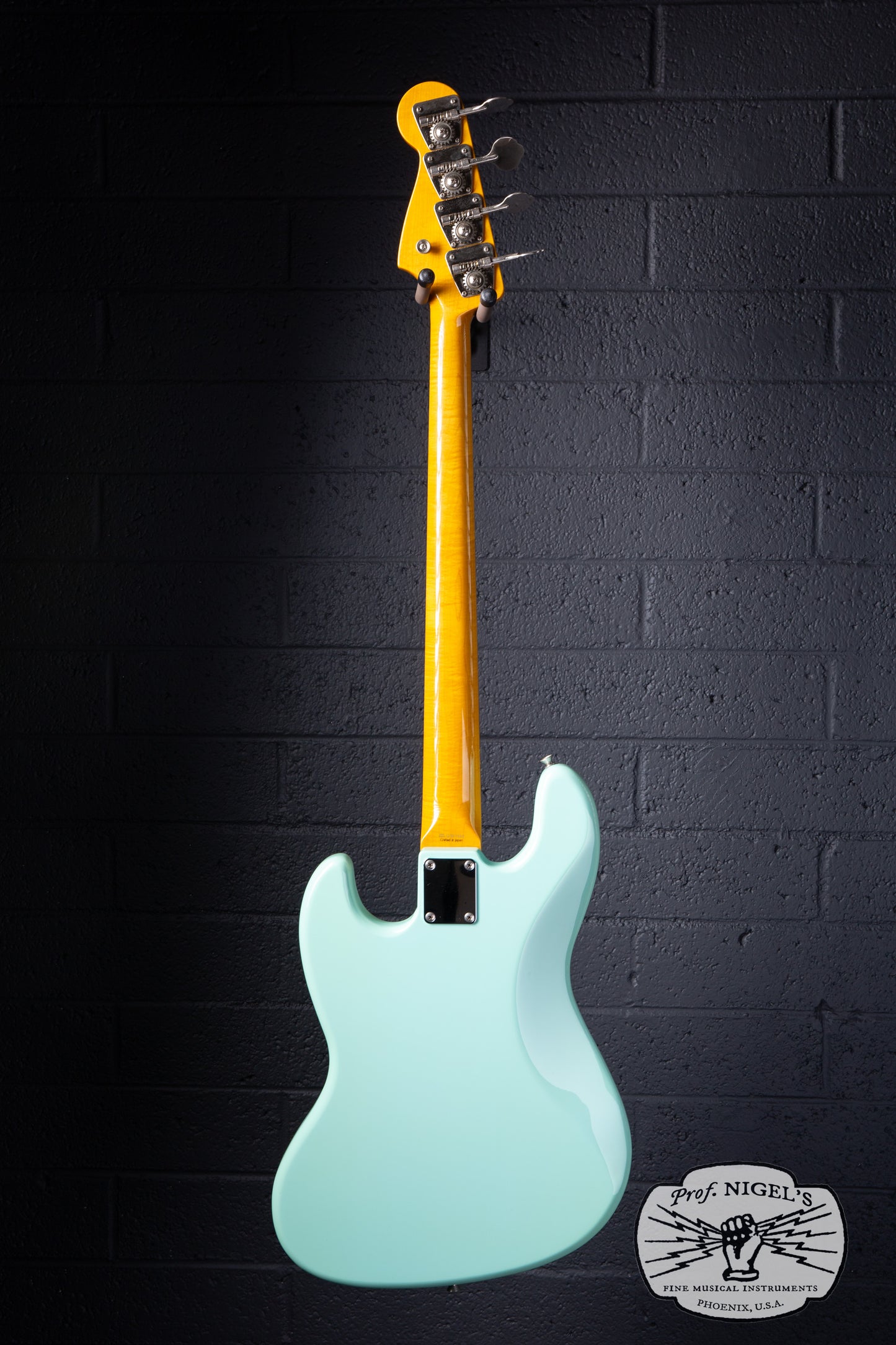 Fender Japan JB62-US Jazz Bass Sonic Blue – US Pickups Flame Maple Neck CIJ