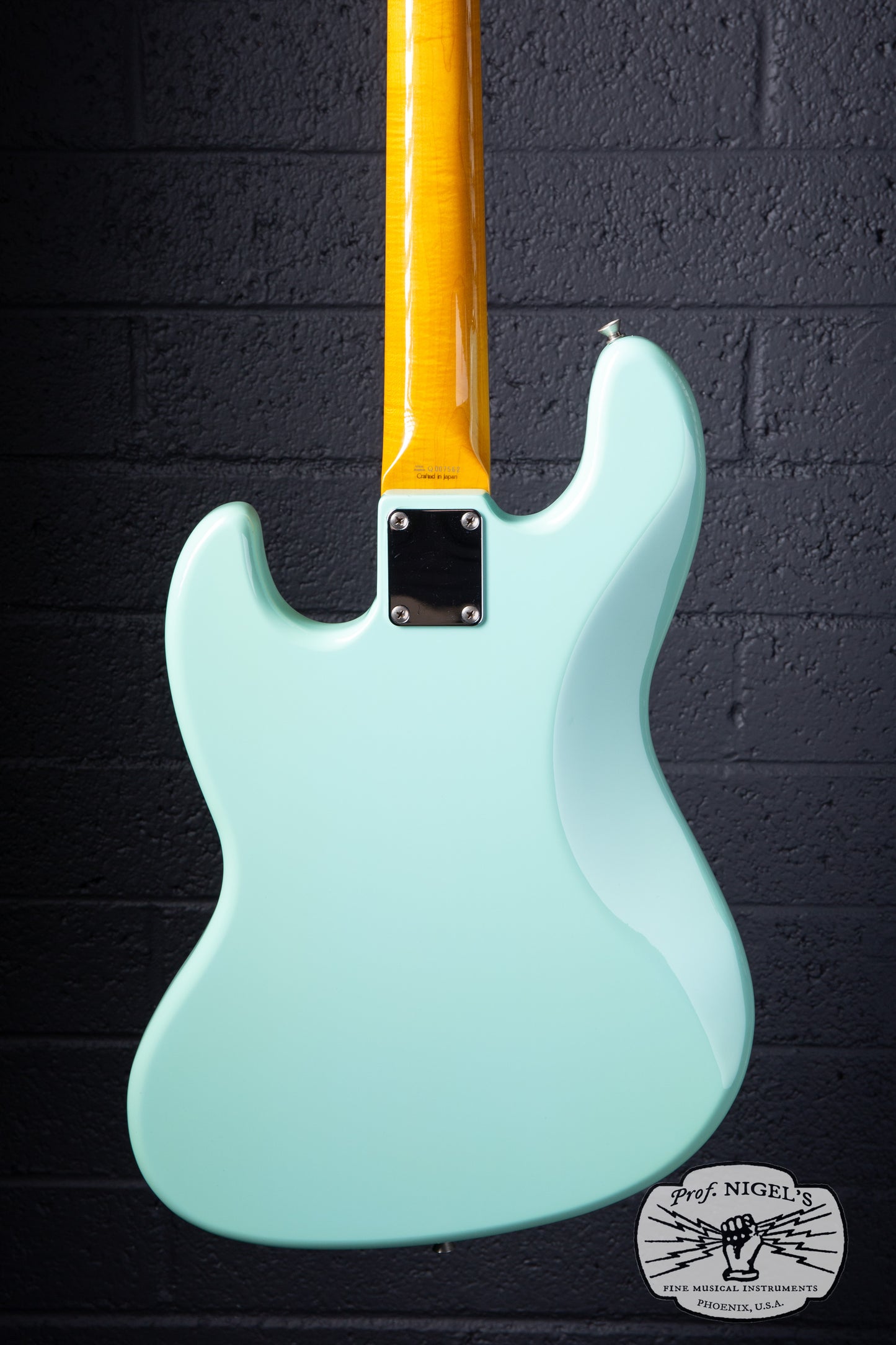 Fender Japan JB62-US Jazz Bass Sonic Blue – US Pickups Flame Maple Neck CIJ