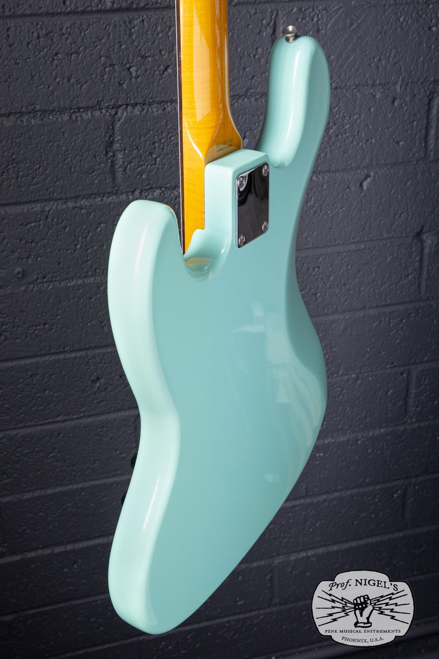 Fender Japan JB62-US Jazz Bass Sonic Blue – US Pickups Flame Maple Neck CIJ