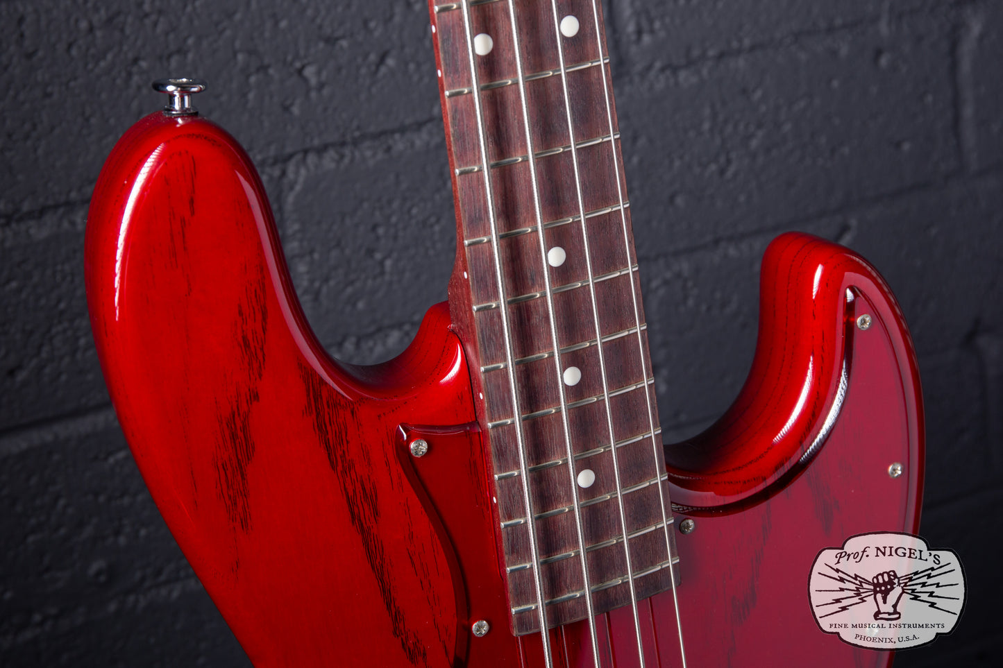 Momose MJ2-PH Jazz Bass – Purpleheart Neck – Burner Ash MIJ