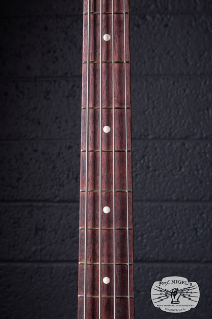 Momose MJ2-PH Jazz Bass – Purpleheart Neck – Burner Ash MIJ