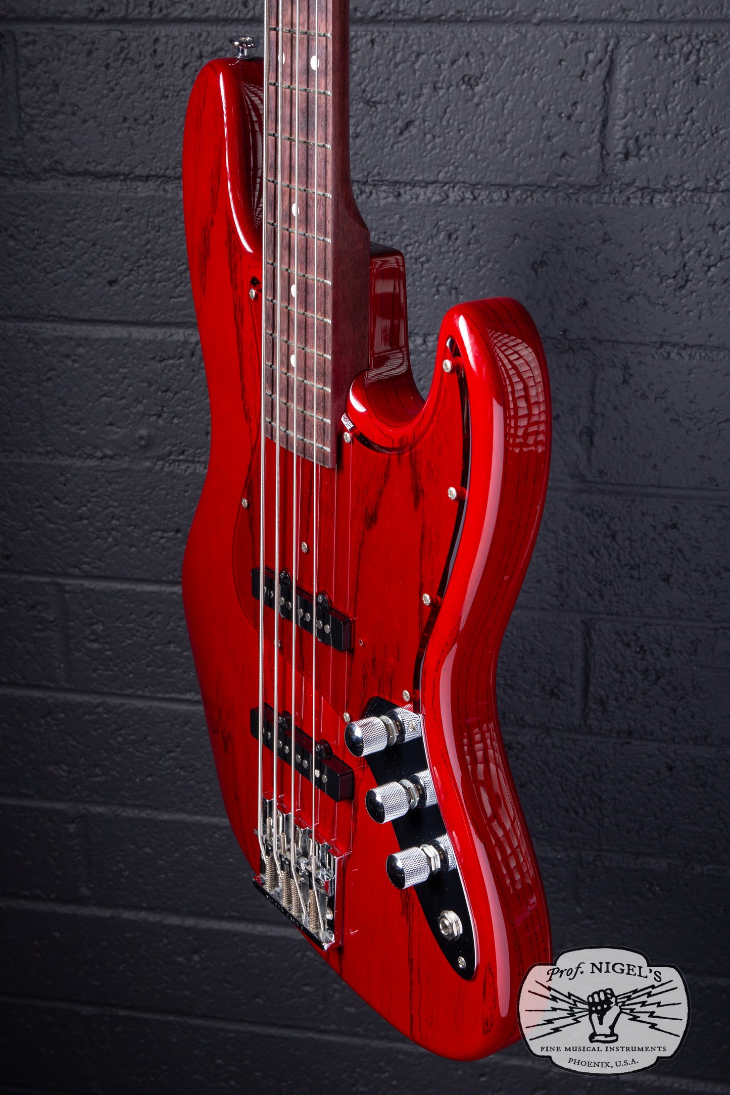 Momose MJ2-PH Jazz Bass – Purpleheart Neck – Burner Ash MIJ