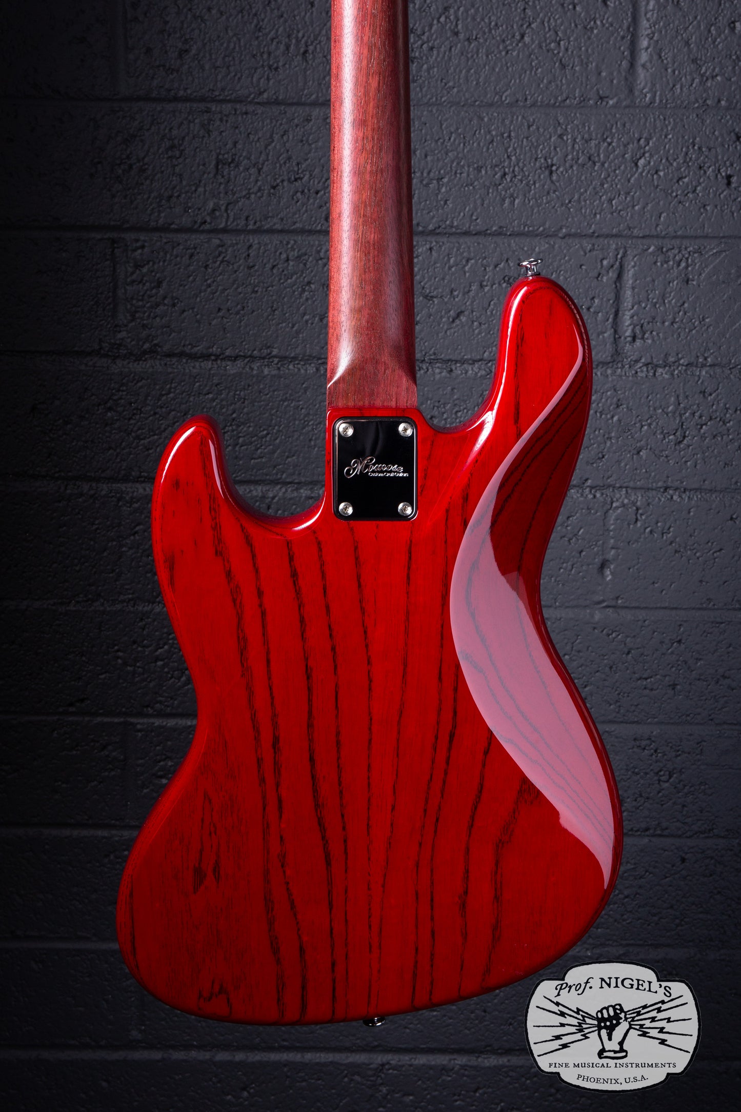 Momose MJ2-PH Jazz Bass – Purpleheart Neck – Burner Ash MIJ