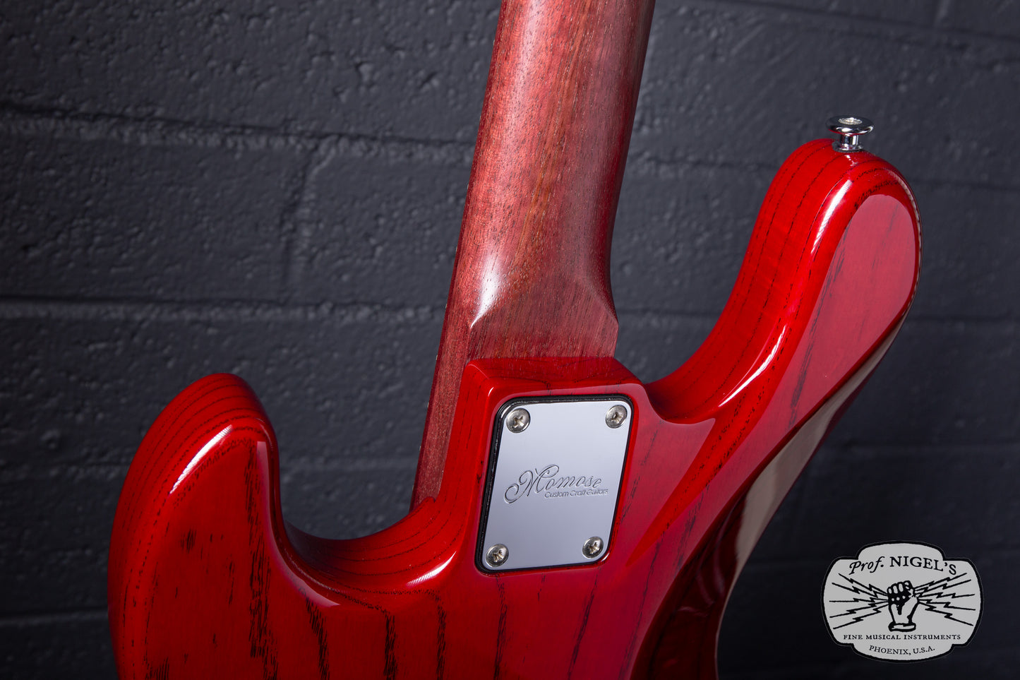 Momose MJ2-PH Jazz Bass – Purpleheart Neck – Burner Ash MIJ