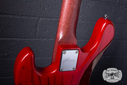 Momose MJ2-PH Jazz Bass – Purpleheart Neck – Burner Ash MIJ