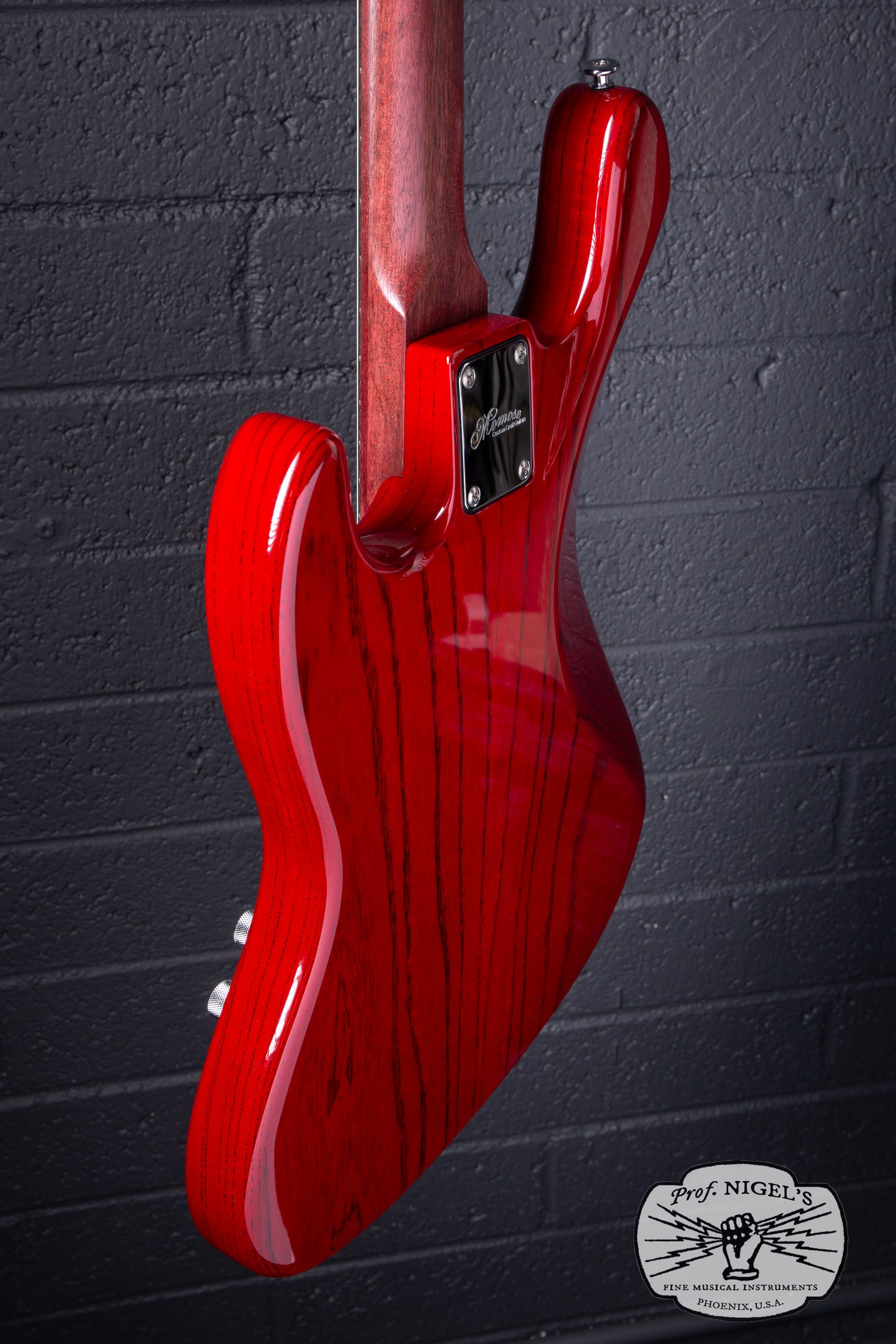 Momose MJ2-PH Jazz Bass – Purpleheart Neck – Burner Ash MIJ