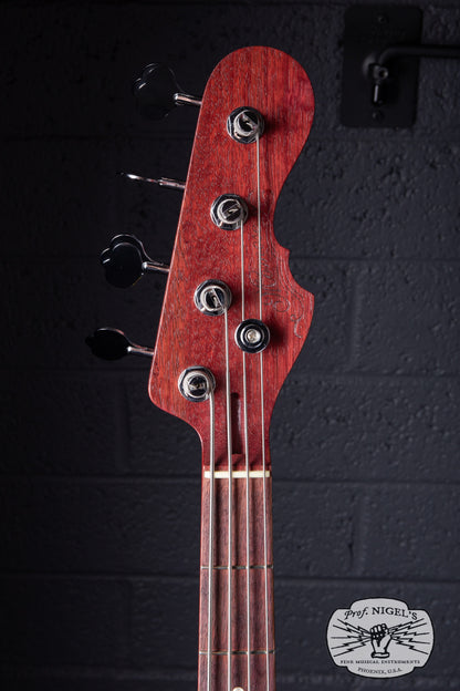 Momose MJ2-PH Jazz Bass – Purpleheart Neck – Burner Ash MIJ