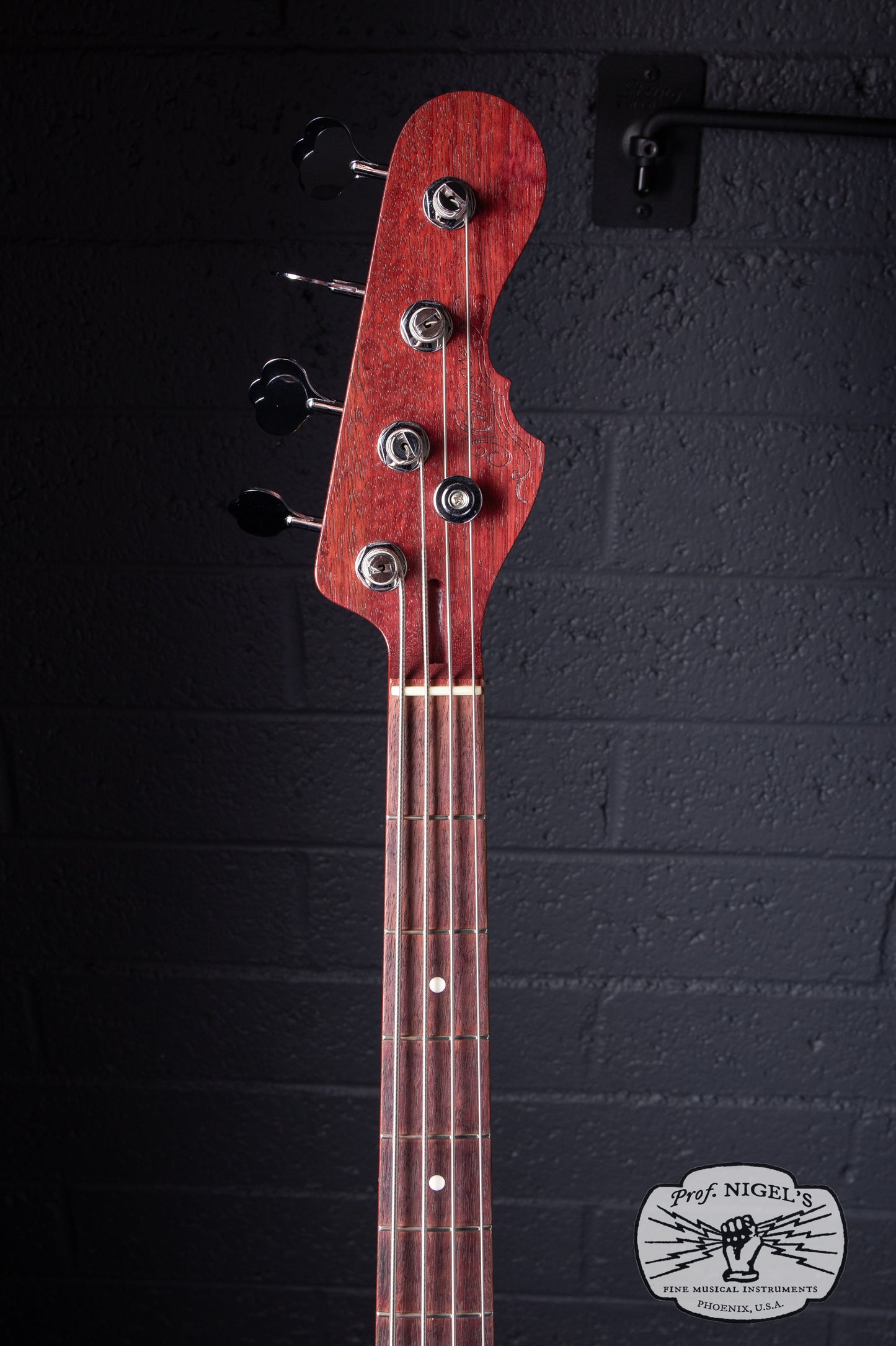 Momose MJ2-PH Jazz Bass – Purpleheart Neck – Burner Ash MIJ