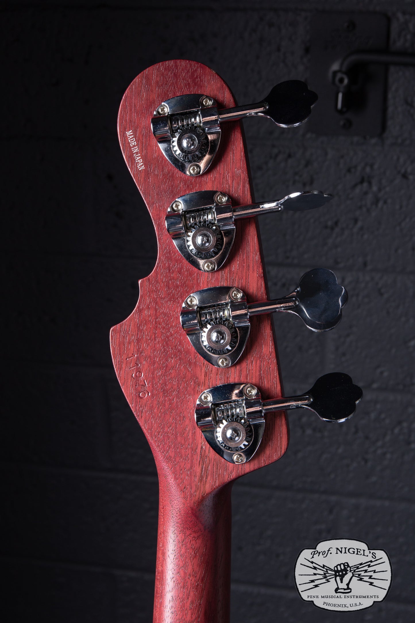 Momose MJ2-PH Jazz Bass – Purpleheart Neck – Burner Ash MIJ