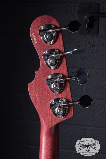 Momose MJ2-PH Jazz Bass – Purpleheart Neck – Burner Ash MIJ