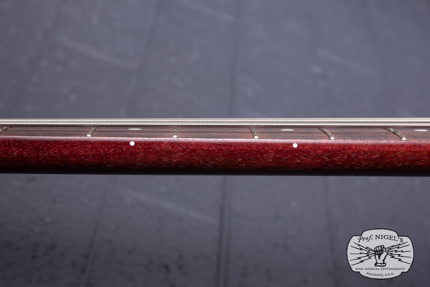 Momose MJ2-PH Jazz Bass – Purpleheart Neck – Burner Ash MIJ