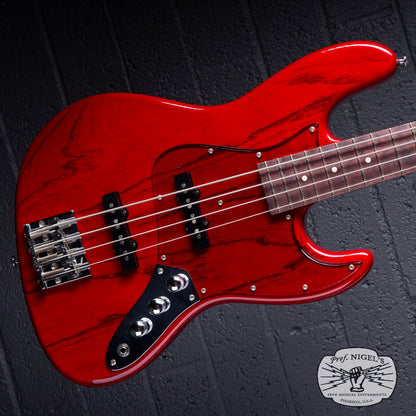 Momose MJ2-PH Jazz Bass – Purpleheart Neck – Burner Ash MIJ
