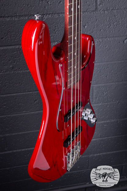 Momose MJ2-PH Jazz Bass – Purpleheart Neck – Burner Ash MIJ