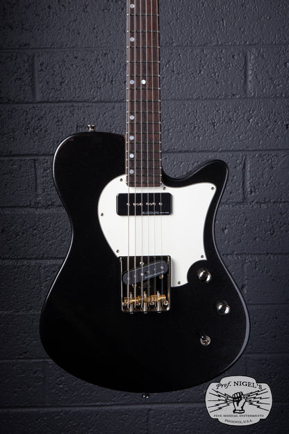 John Page Guitars Signature AJ Black Metallic Rosewood Alder
