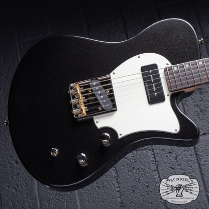 John Page Guitars Signature AJ Black Metallic Rosewood Alder