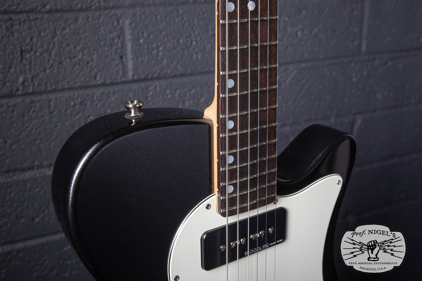 John Page Guitars Signature AJ Black Metallic Rosewood Alder