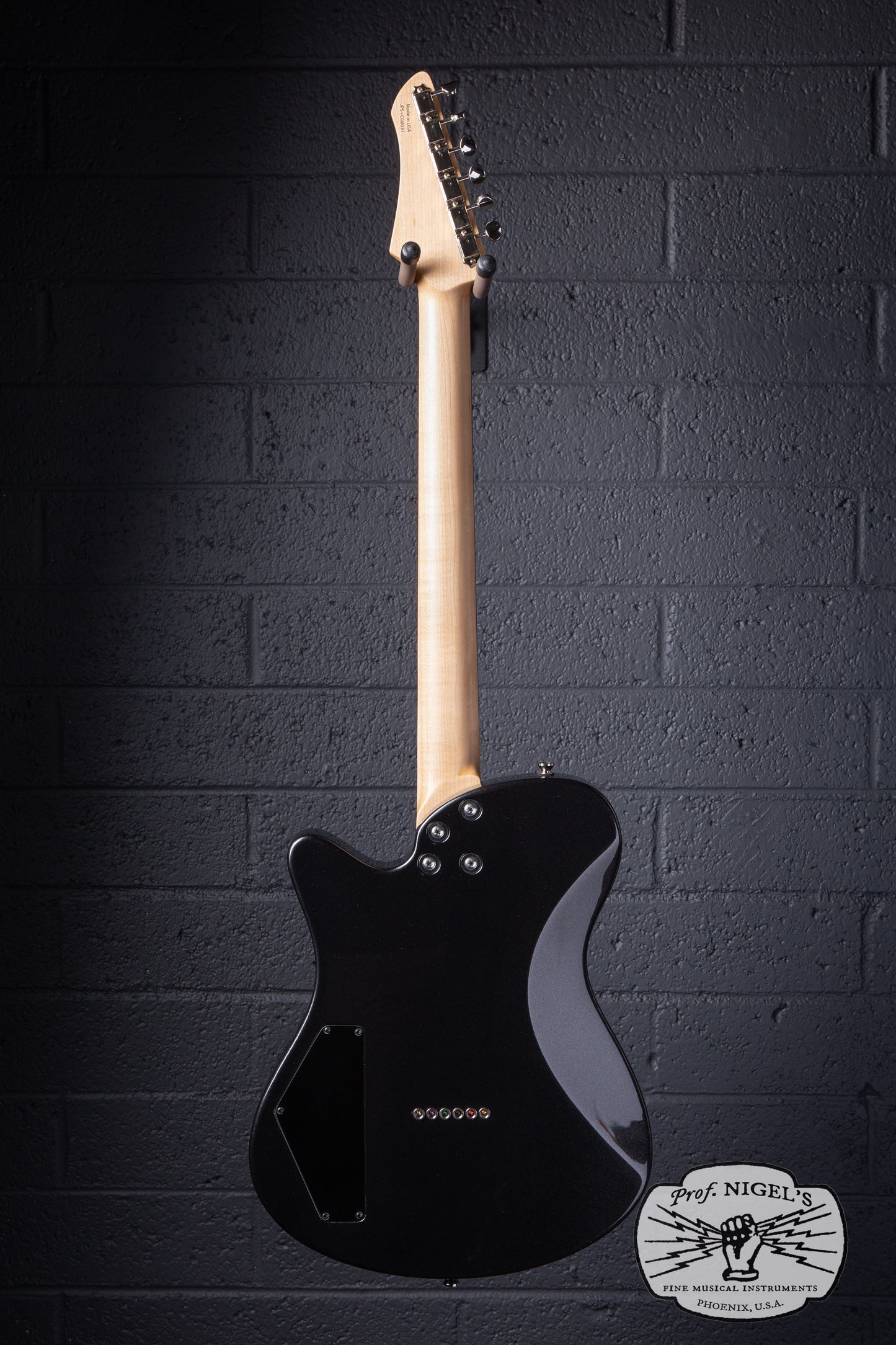 John Page Guitars Signature AJ Black Metallic Rosewood Alder