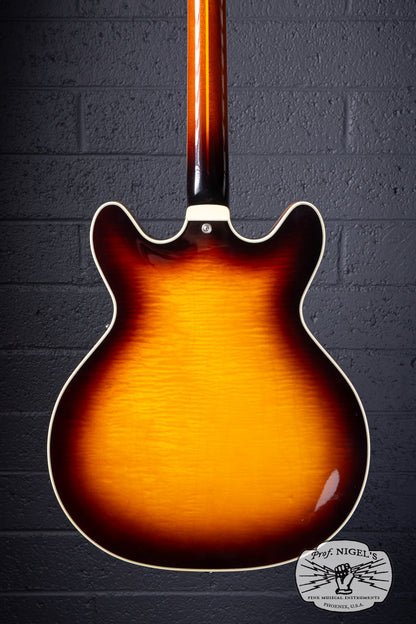 Guild Starfire IV USA Corona Sunburst Semi-Hollow Electric Guitar w/ HSC