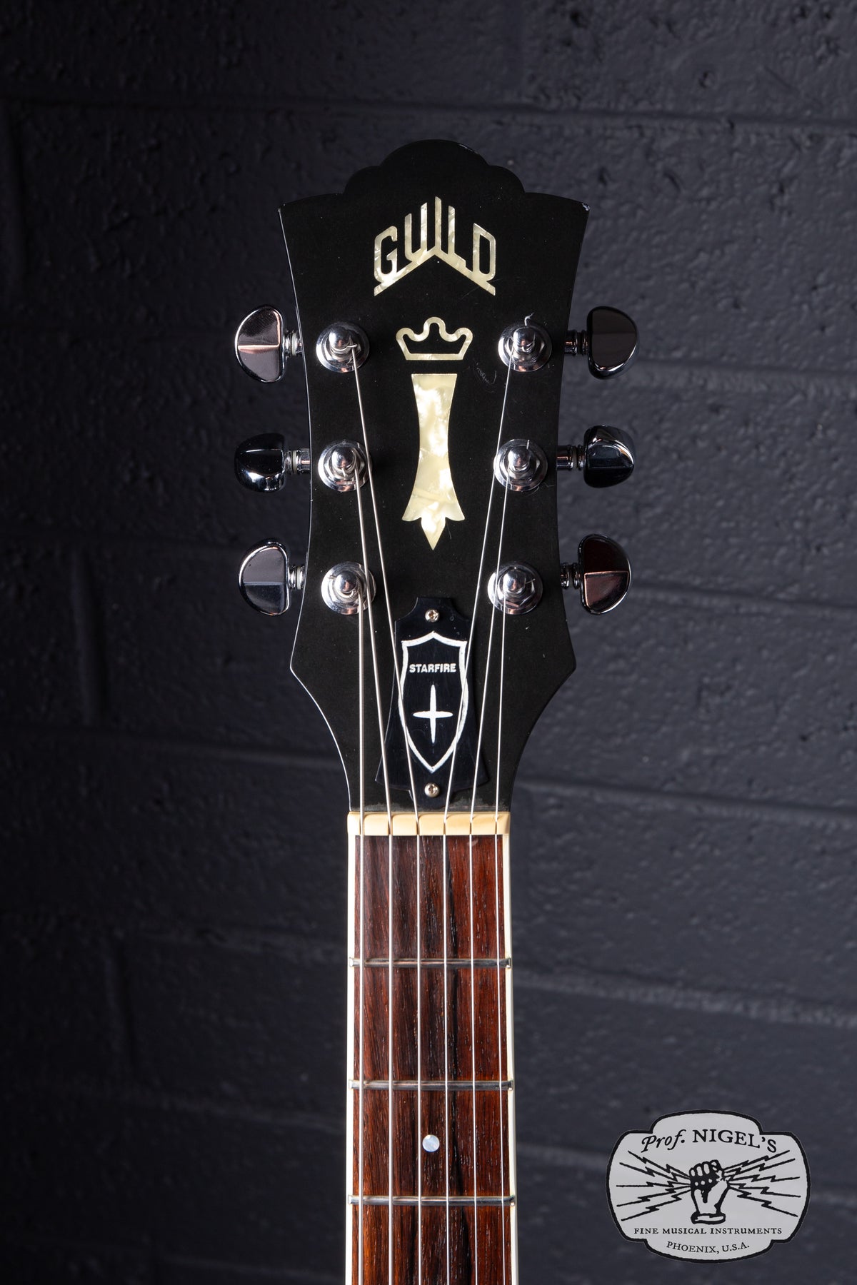 Guild Starfire IV USA Corona Sunburst Semi-Hollow Electric Guitar w/ HSC