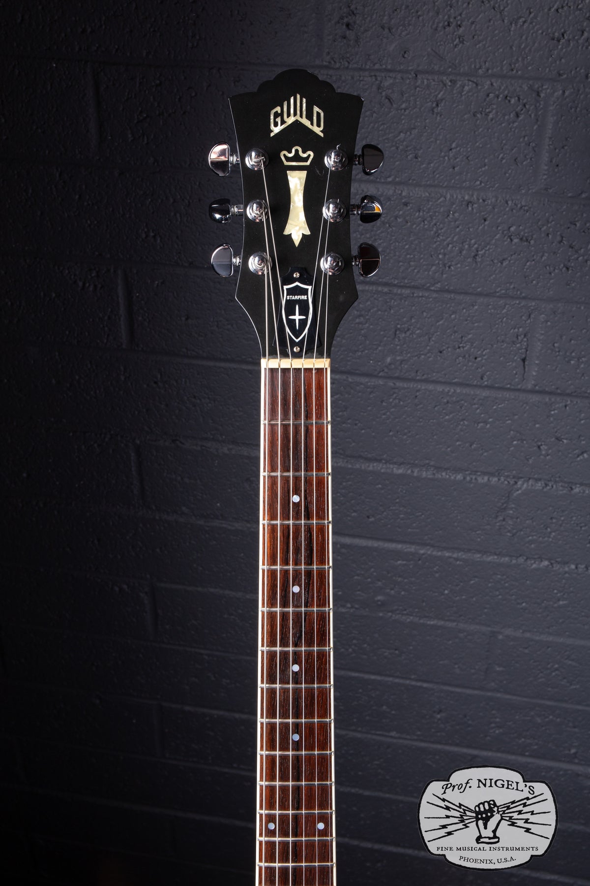 Guild Starfire IV USA Corona Sunburst Semi-Hollow Electric Guitar w/ HSC