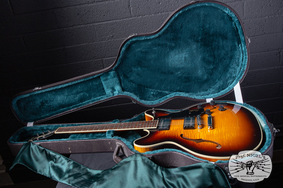 Guild Starfire IV USA Corona Sunburst Semi-Hollow Electric Guitar w/ HSC