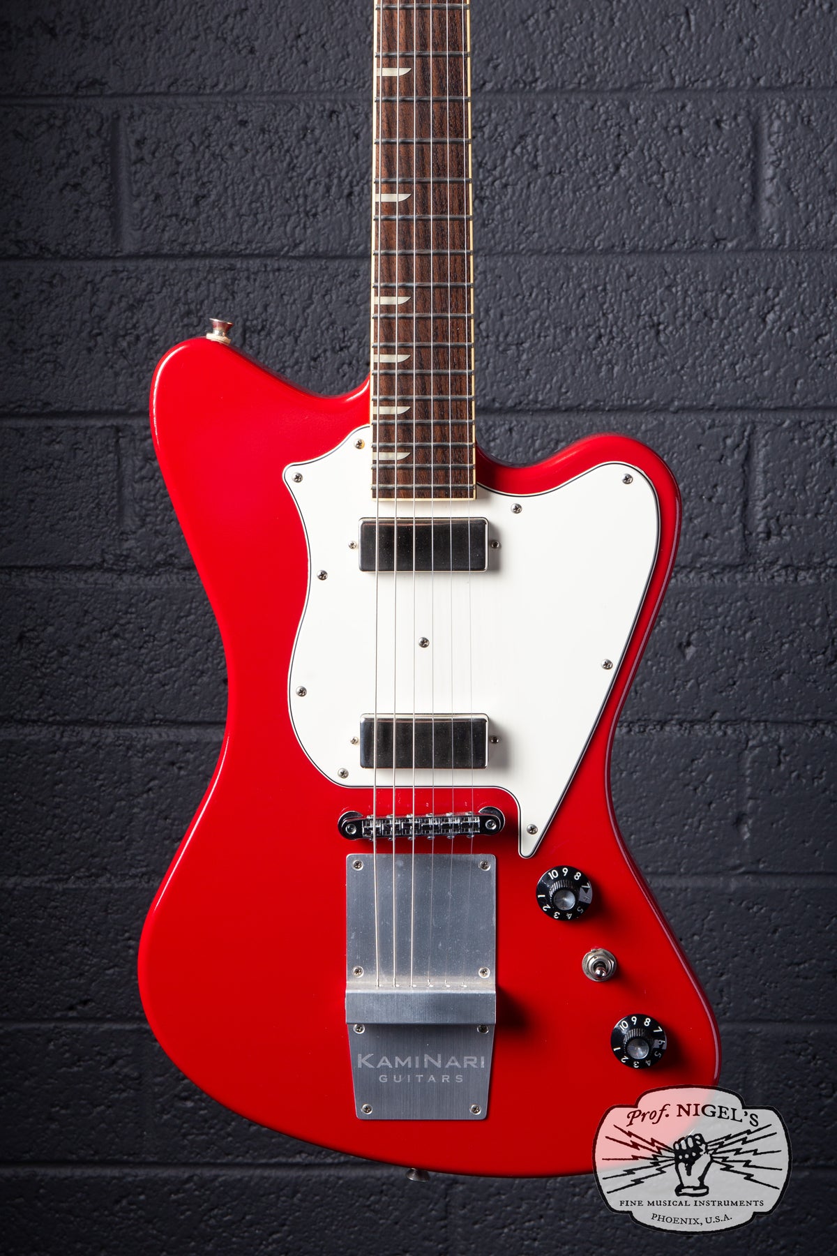 Fujigen-made History x Kaminari KH-Cygnet Red DiMarzio Mini Humbucker Non-Reverse MIJ