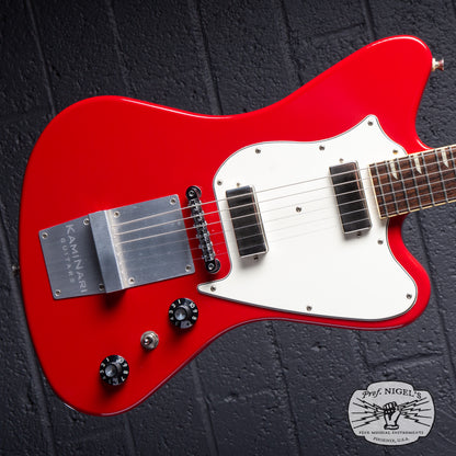 Fujigen-made History x Kaminari KH-Cygnet Red DiMarzio Mini Humbucker Non-Reverse MIJ