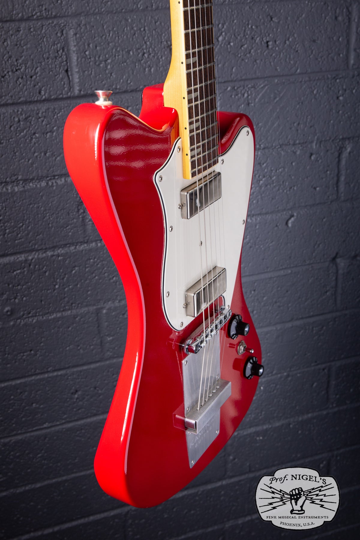 Fujigen-made History x Kaminari KH-Cygnet Red DiMarzio Mini Humbucker Non-Reverse MIJ