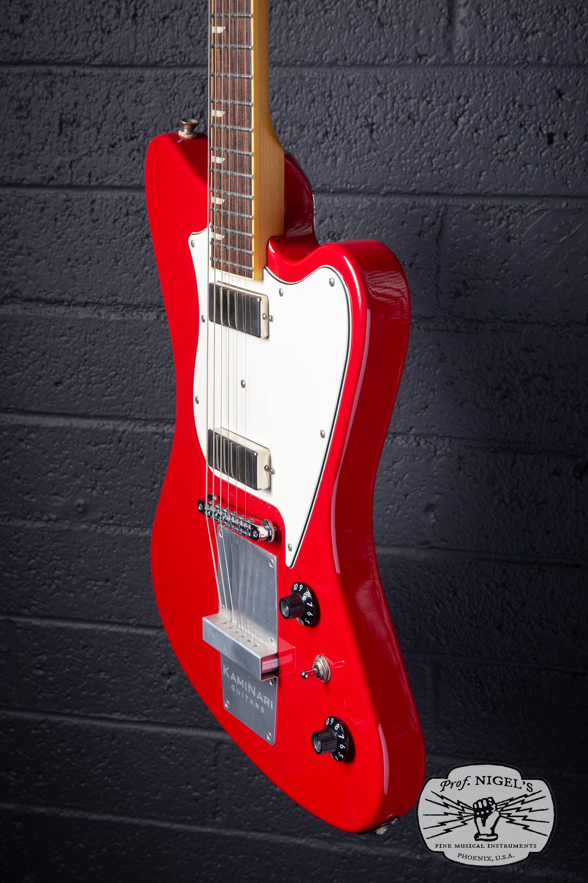 Fujigen-made History x Kaminari KH-Cygnet Red DiMarzio Mini Humbucker Non-Reverse MIJ