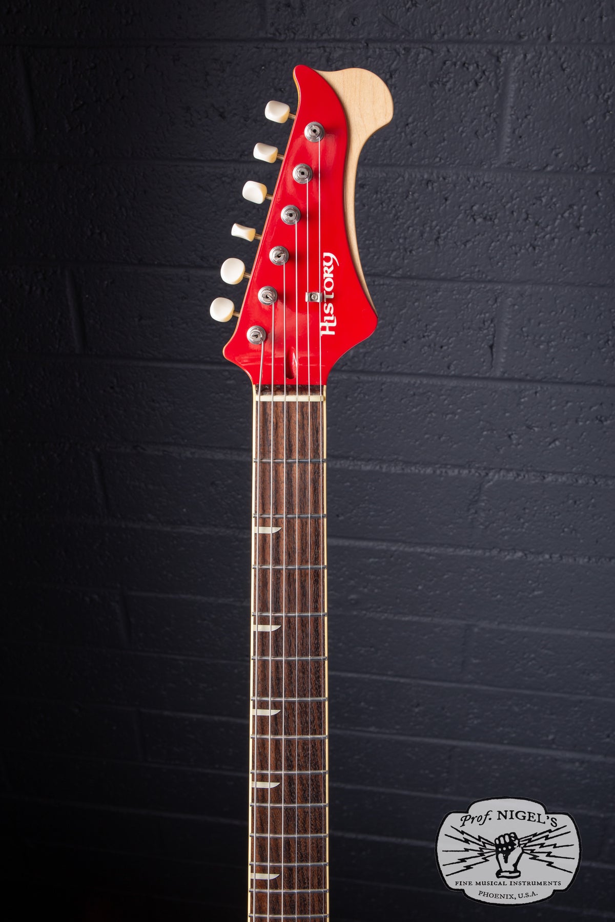 Fujigen-made History x Kaminari KH-Cygnet Red DiMarzio Mini Humbucker Non-Reverse MIJ
